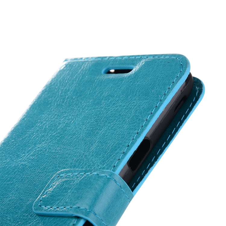 For Galaxy J5 (2017) (US Version) Crazy Horse Texture Horizontal Flip Leather Case with Holder & Card Slots & Wallet & Photo Frame