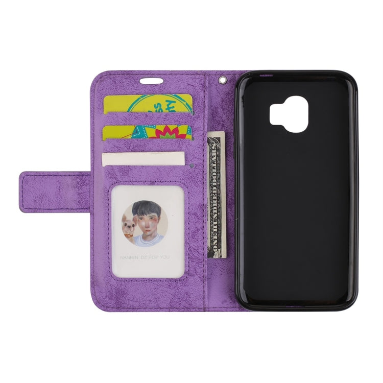 For Galaxy J2 Pro (2018) Mandragora Pattern Crystal Encrusted Horizontal Flip Leather Case with Card Slot & Holder & Wallet & Lanyard