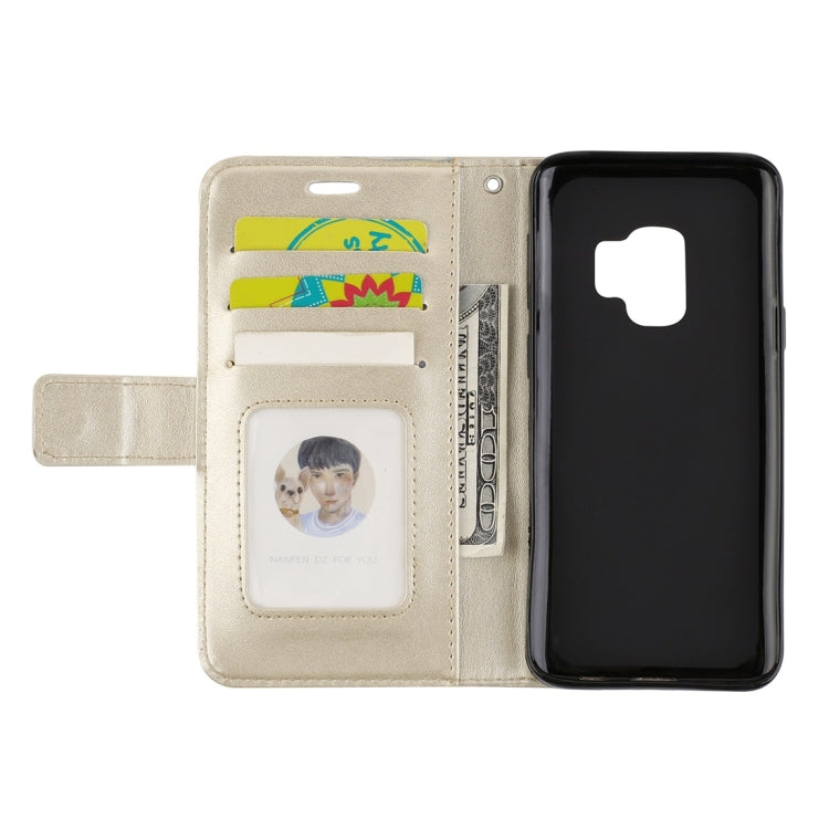 For Galaxy S9 Mandragora Pattern Crystal Encrusted Horizontal Flip Leather Case with Card Slot & Holder & Wallet & Lanyard