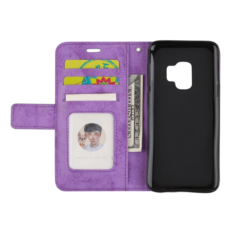 For Galaxy S9 Mandragora Pattern Crystal Encrusted Horizontal Flip Leather Case with Card Slot & Holder & Wallet & Lanyard