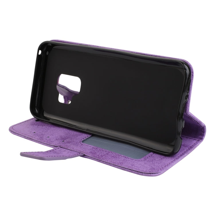 For Galaxy S9 Mandragora Pattern Crystal Encrusted Horizontal Flip Leather Case with Card Slot & Holder & Wallet & Lanyard