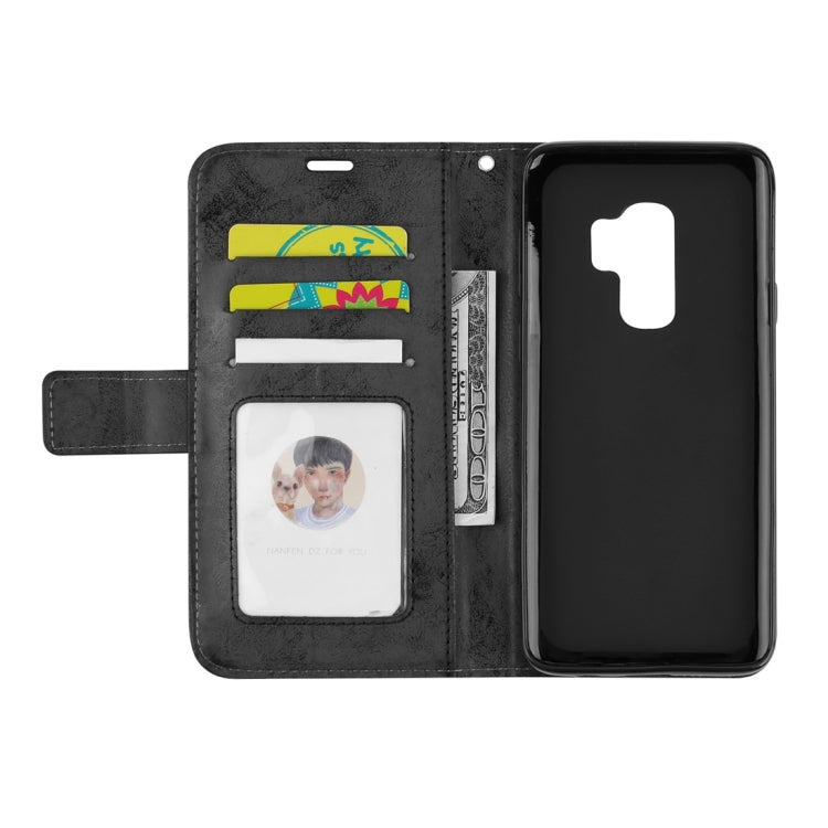 For Galaxy S9+ Mandragora Pattern Crystal Encrusted Horizontal Flip Leather Case with Card Slot & Holder & Wallet & Lanyard