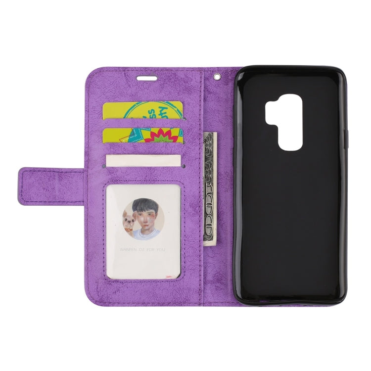 For Galaxy S9+ Mandragora Pattern Crystal Encrusted Horizontal Flip Leather Case with Card Slot & Holder & Wallet & Lanyard