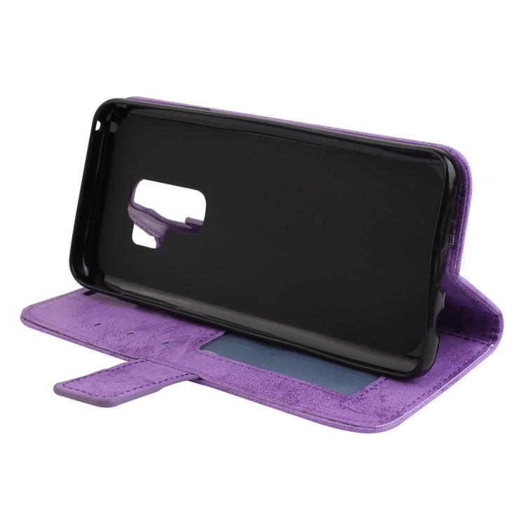 For Galaxy S9+ Mandragora Pattern Crystal Encrusted Horizontal Flip Leather Case with Card Slot & Holder & Wallet & Lanyard