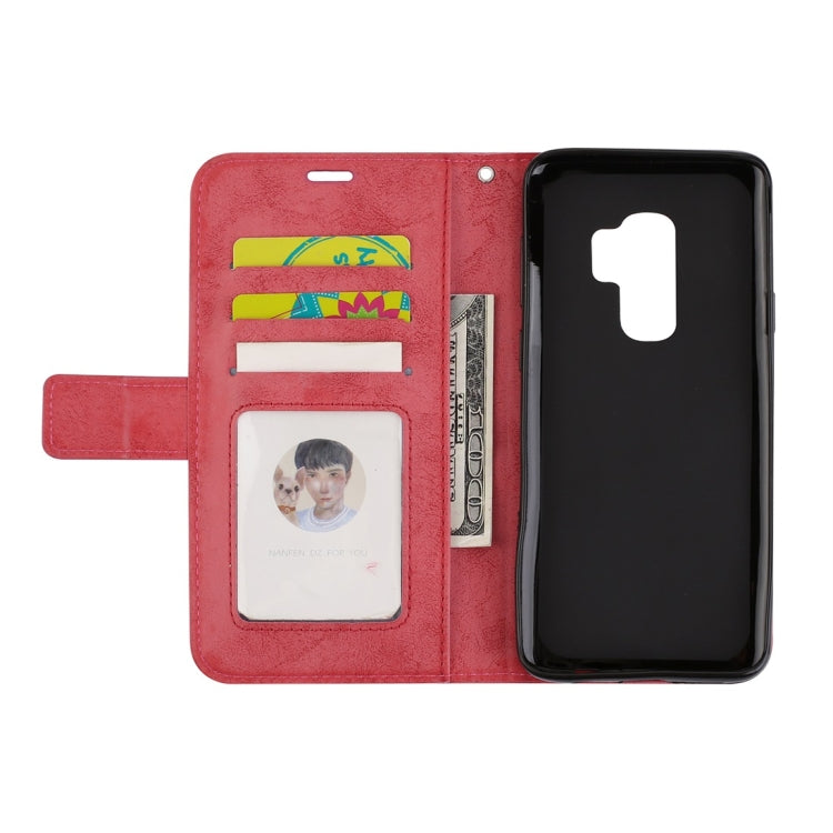 For Galaxy S9+ Mandragora Pattern Crystal Encrusted Horizontal Flip Leather Case with Card Slot & Holder & Wallet & Lanyard