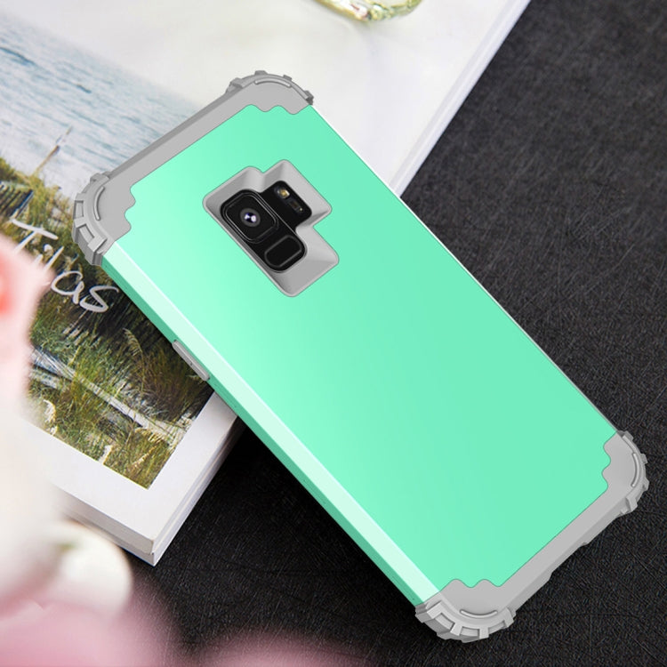 For Galaxy S9 Dropproof 3 in 1 No Gap in the Middle Silicone Sleeve Protective Case