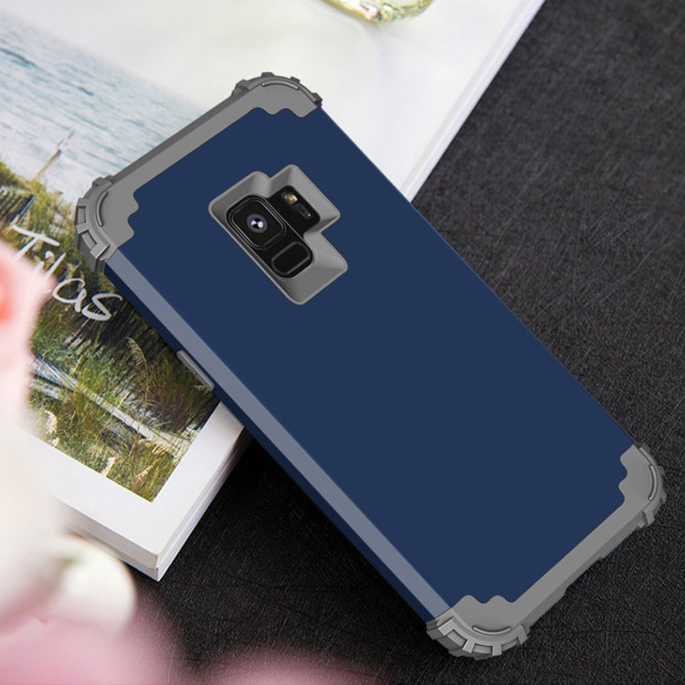For Galaxy S9 Dropproof 3 in 1 No Gap in the Middle Silicone Sleeve Protective Case