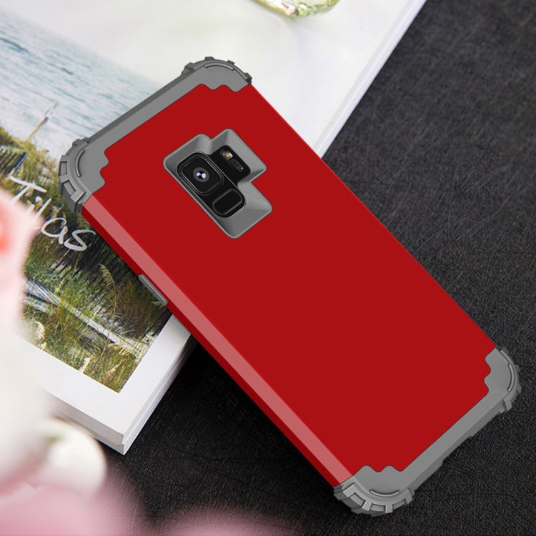 For Galaxy S9 Dropproof 3 in 1 No Gap in the Middle Silicone Sleeve Protective Case