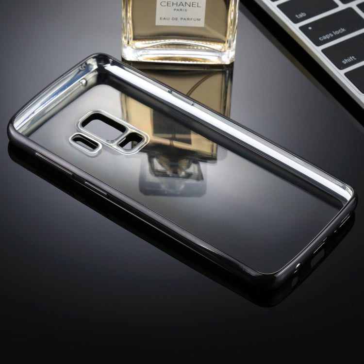 For Galaxy S9+ Electroplating Side TPU Protective Back Cover Case