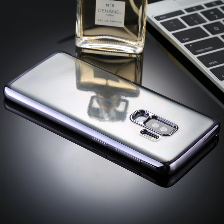 For Galaxy S9+ Electroplating Side TPU Protective Back Cover Case