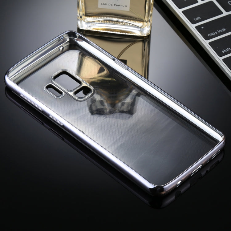 For Galaxy S9+ Electroplating Side TPU Protective Back Cover Case