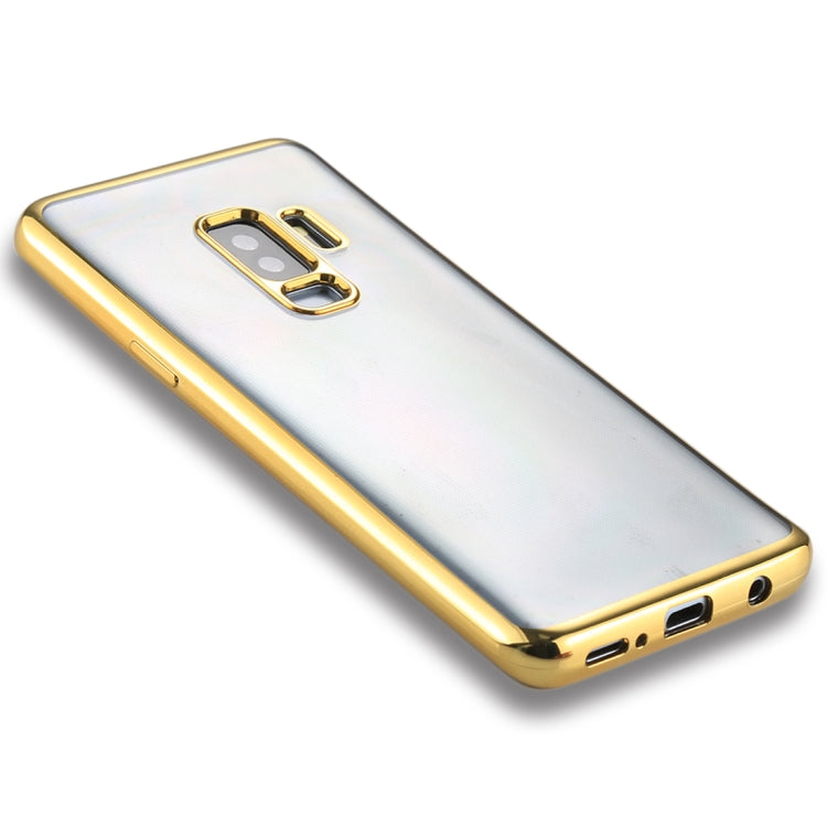 For Galaxy S9+ Electroplating Side TPU Protective Back Cover Case