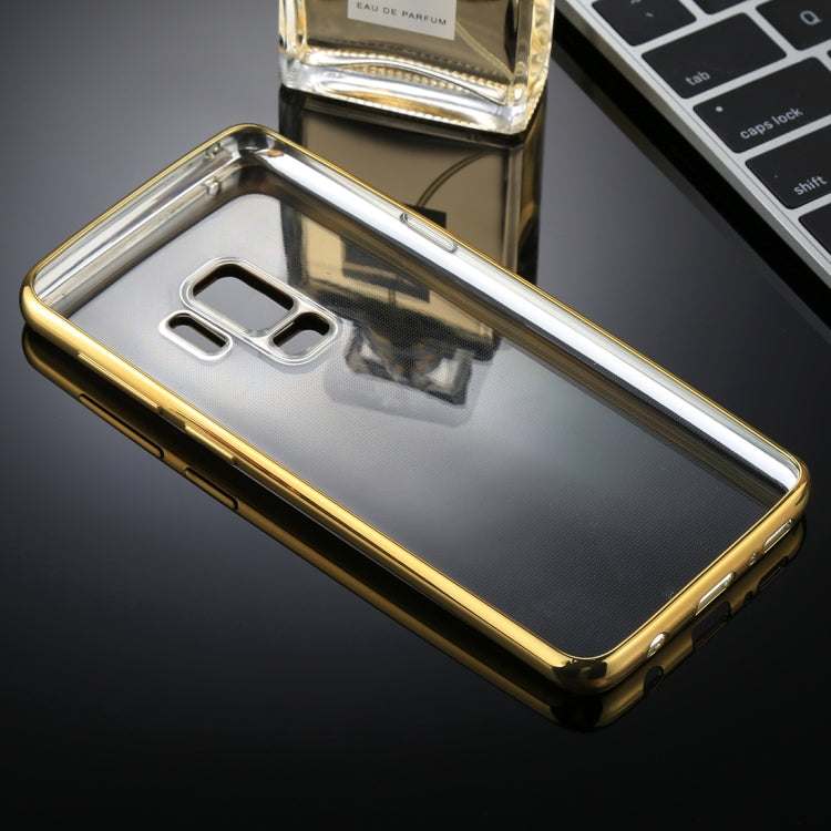 For Galaxy S9+ Electroplating Side TPU Protective Back Cover Case