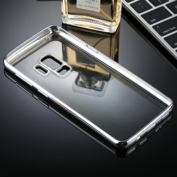 For Galaxy S9+ Electroplating Side TPU Protective Back Cover Case