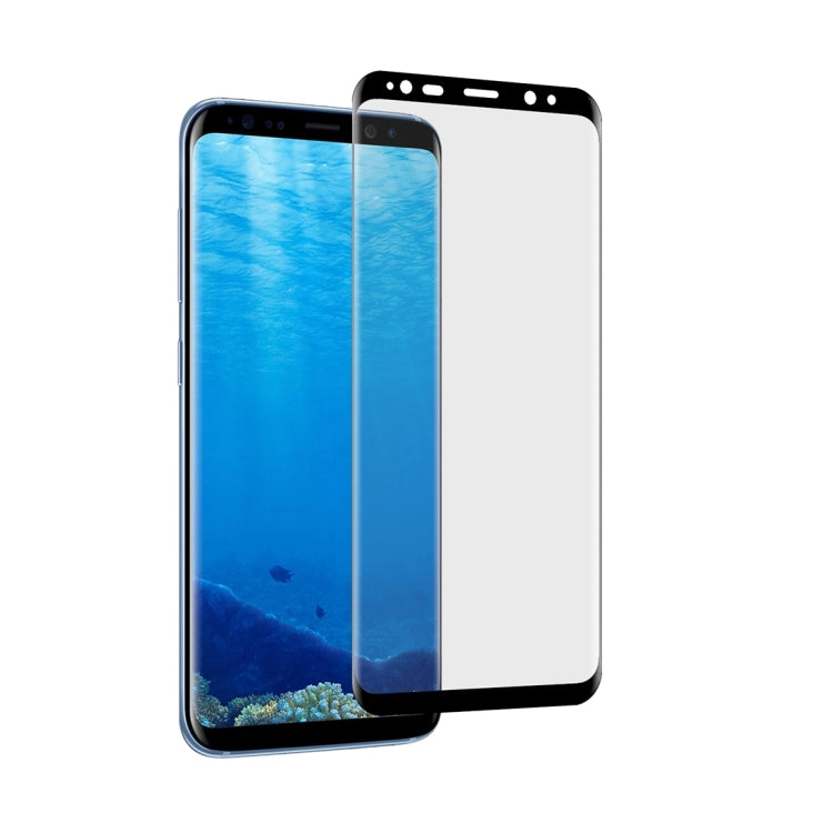 For Galaxy S8 Angibabe 0.1mm PET Curved Electroplate Front Soft Full Screen Protector Film