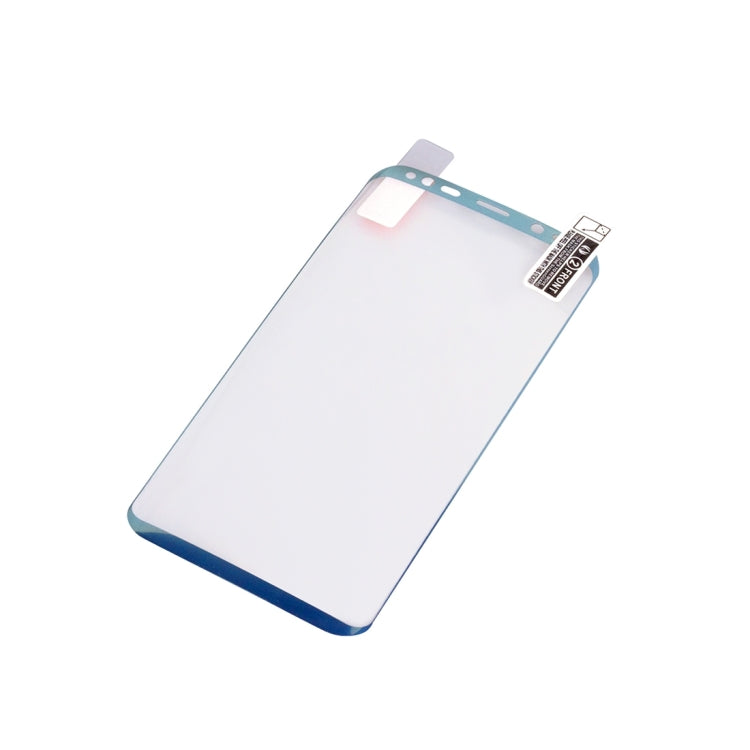 For Galaxy S8 Angibabe 0.1mm PET Curved Electroplate Front Soft Full Screen Protector Film