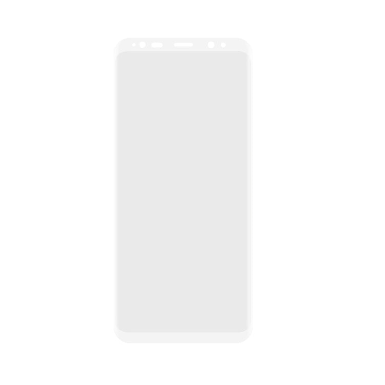 For Galaxy S8 Angibabe 0.1mm PET Curved Electroplate Front Soft Full Screen Protector Film