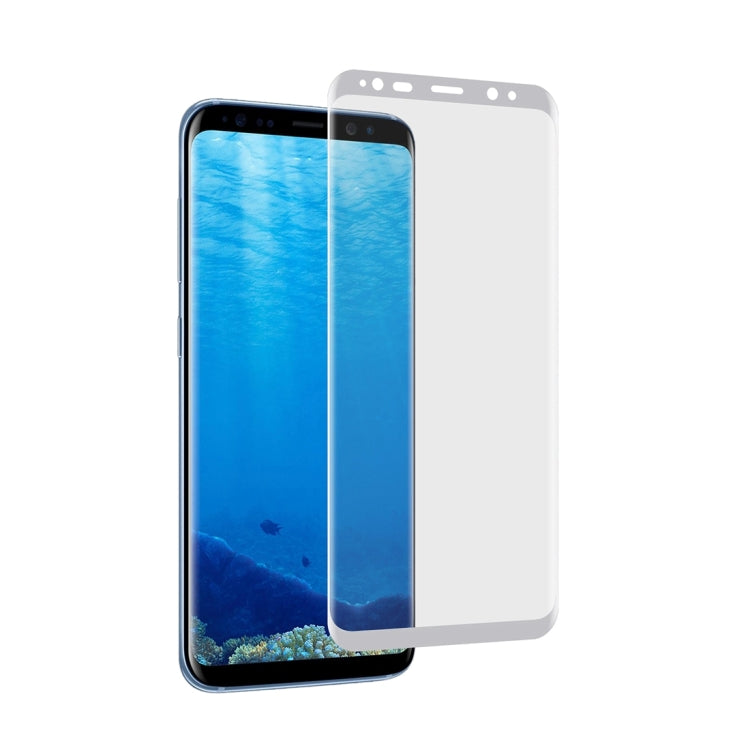 For Galaxy S8 + / G9550 Angibabe 0.1mm PET Curved Electroplate Front Soft Full Screen Protector Film