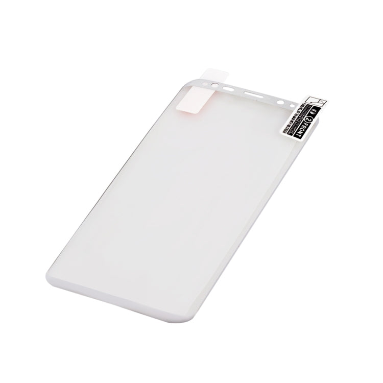 For Galaxy S8 + / G9550 Angibabe 0.1mm PET Curved Electroplate Front Soft Full Screen Protector Film