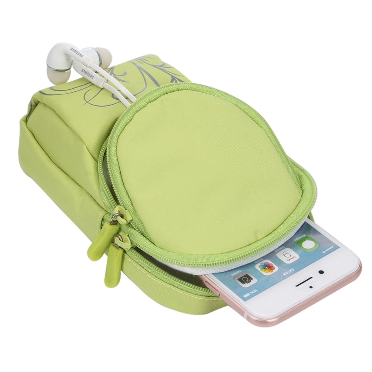 Universal Double Layer Zipper Multi-functional Leisure Style Sports Arm Bag for iPhone