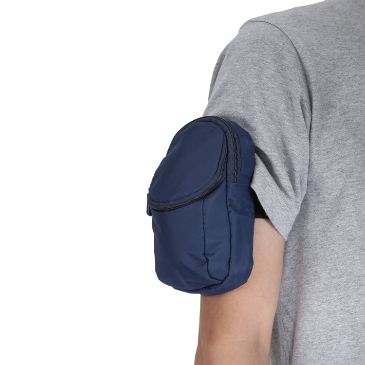 Universal Double Layer Zipper Multi-functional Leisure Style Sports Arm Bag for iPhone X & 7 & 7 Plus & 6 Plus & 6s Plus / Galaxy Note 8 & S7 Edge & S6 Edge+ / Huawei Mate 7 & Mate 8,Size:17.0 x 10.0 x 2.0cm