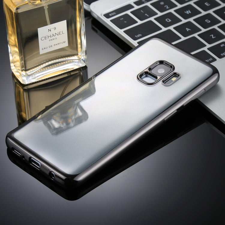 For Galaxy S9 Electroplating Side TPU Protective Back Cover Case
