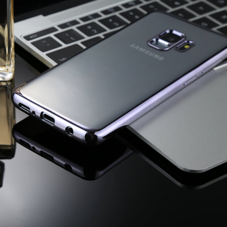 For Galaxy S9 Electroplating Side TPU Protective Back Cover Case