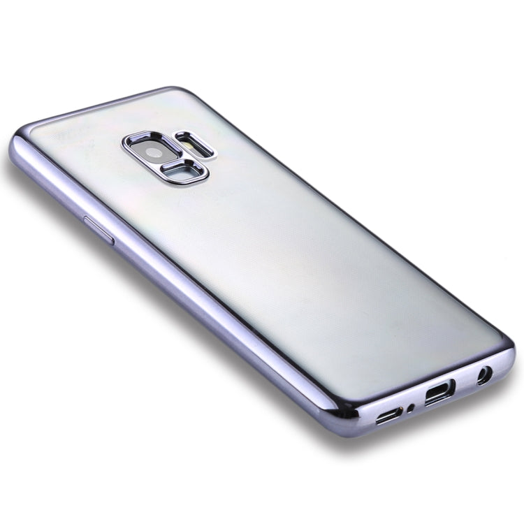 For Galaxy S9 Electroplating Side TPU Protective Back Cover Case