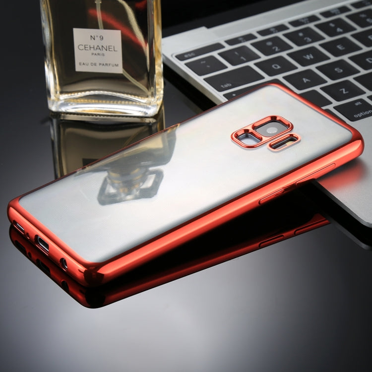 For Galaxy S9 Electroplating Side TPU Protective Back Cover Case