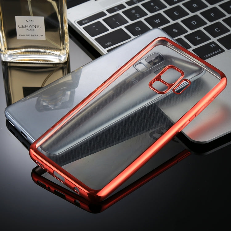 For Galaxy S9 Electroplating Side TPU Protective Back Cover Case