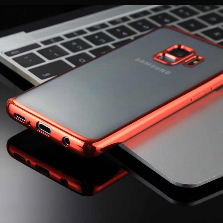 For Galaxy S9 Electroplating Side TPU Protective Back Cover Case
