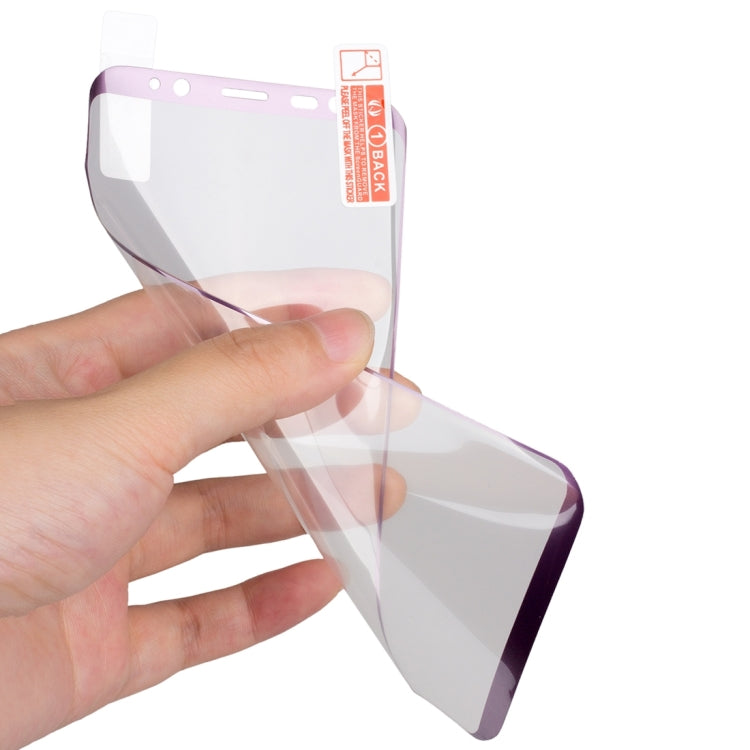 For Galaxy S8 Angibabe 0.1mm PET Curved Electroplate Front + Back Soft Full Screen Protector Film