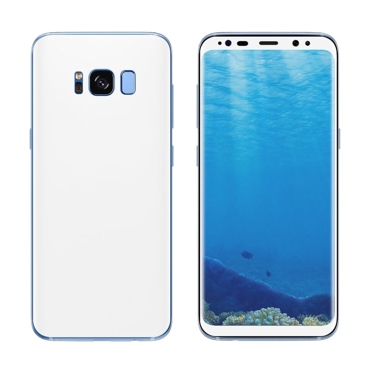 For Galaxy S8 Angibabe 0.1mm PET Curved Electroplate Front + Back Soft Full Screen Protector Film