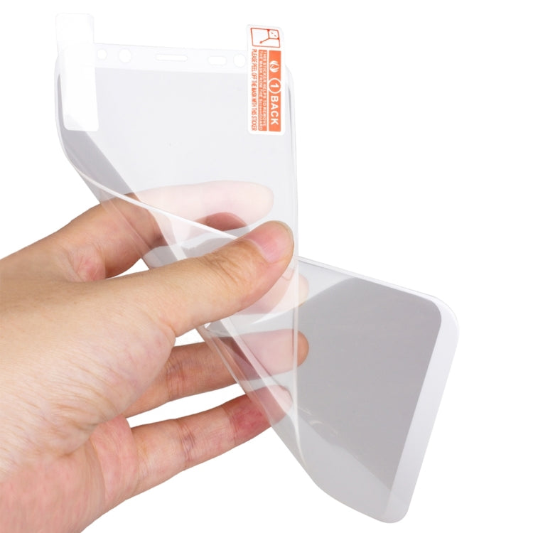 For Galaxy S8 Angibabe 0.1mm PET Curved Electroplate Front + Back Soft Full Screen Protector Film