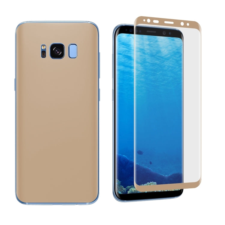 For Galaxy S8 + / G9550 Angibabe 0.1mm PET Curved Electroplate Front + Back Soft Full Screen Protector Film