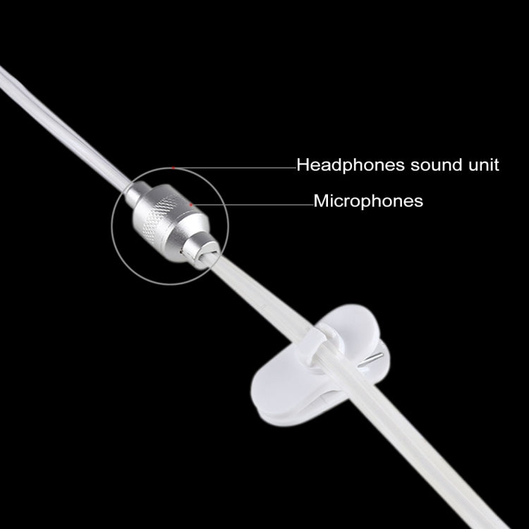 Perfume Anti-radiation 3.5mm Stereo Earphone Wired Single Earbud In-Ear Vacuum Spiral Conduit Monaural Earpiece With Mic, For iPad, iPhone, Galaxy, Huawei, Xiaomi, LG, HTC and Other Smart Phones
