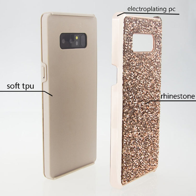 For Galaxy Note 8 Diamond series Electroplating PC TPU Protective Case