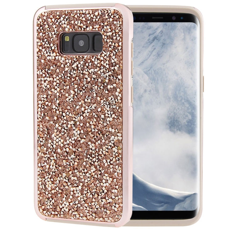 For Galaxy S8 Diamond Series Electroplating PC TPU Protective Case