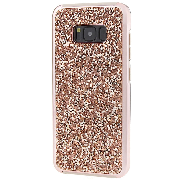 For Galaxy S8 Diamond Series Electroplating PC TPU Protective Case
