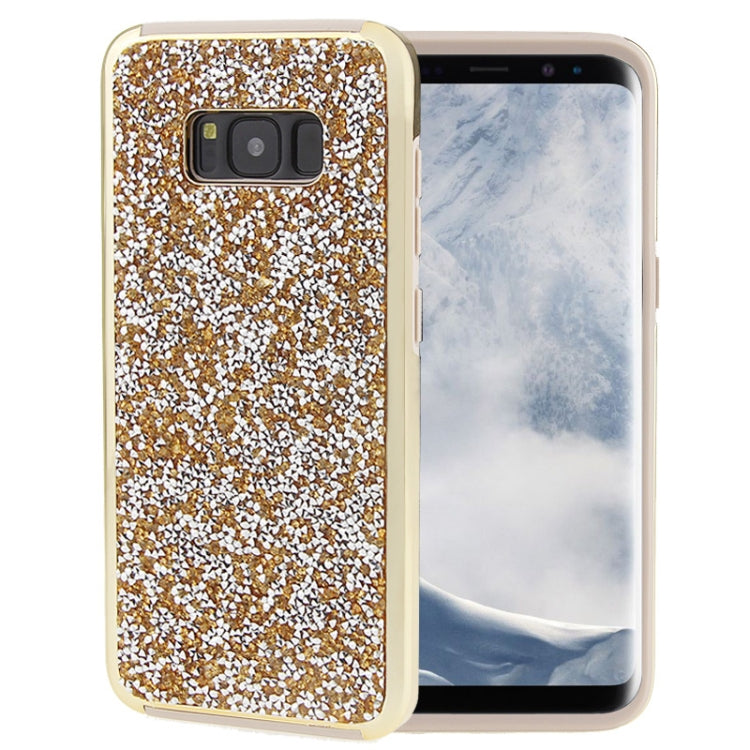 For Galaxy S8 Diamond Series Electroplating PC TPU Protective Case