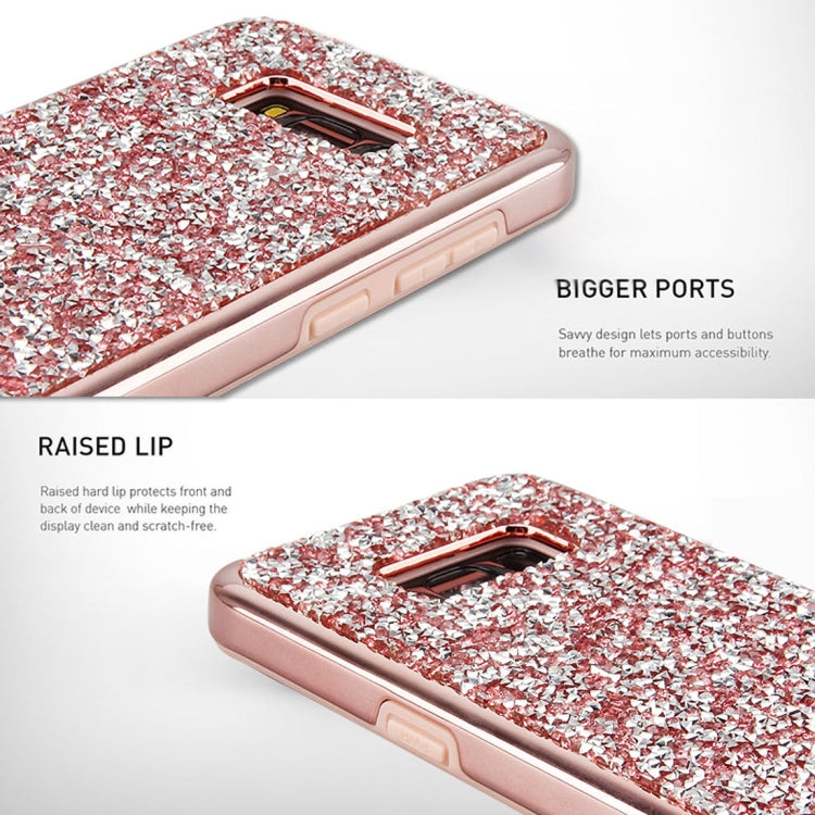 For Galaxy S8 Diamond Series Electroplating PC TPU Protective Case