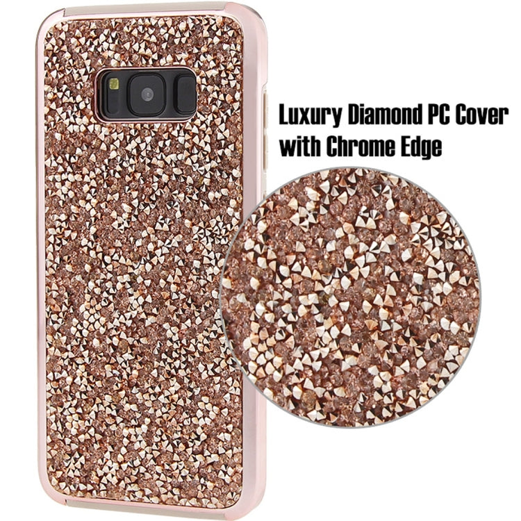 For Galaxy S8 Diamond Series Electroplating PC TPU Protective Case