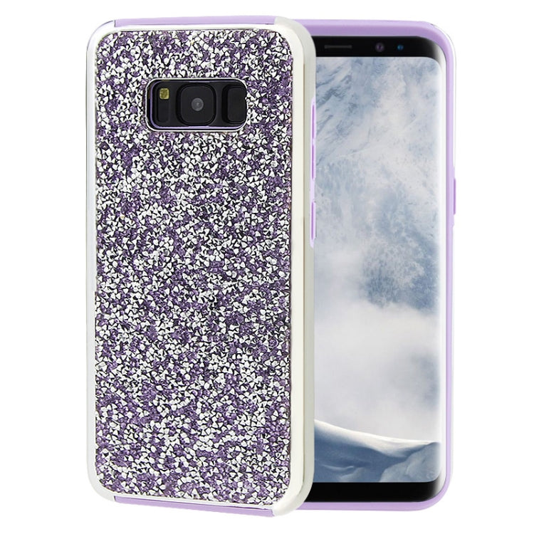 For Galaxy S8 Diamond Series Electroplating PC TPU Protective Case