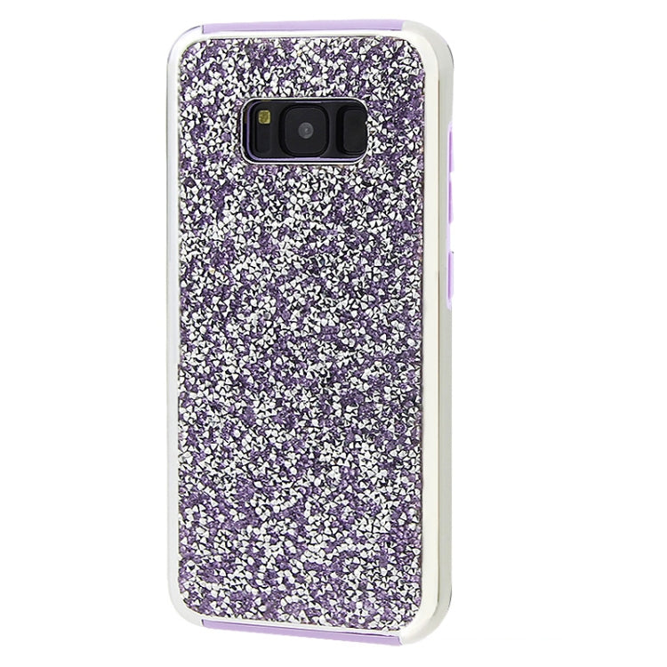 For Galaxy S8 Diamond Series Electroplating PC TPU Protective Case