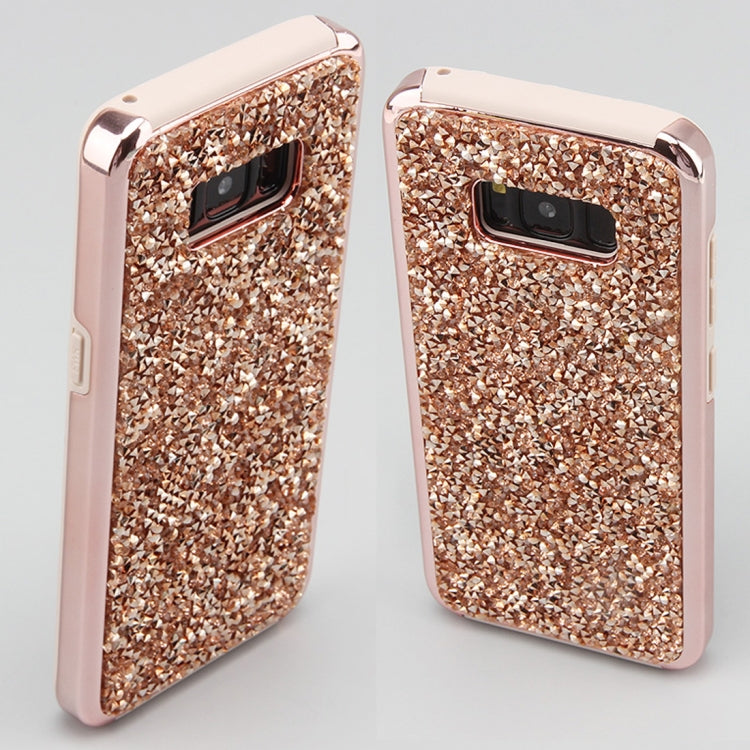 For Galaxy S8 Diamond Series Electroplating PC TPU Protective Case