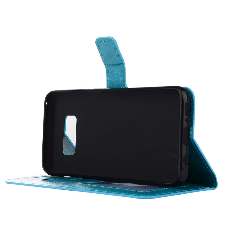For Galaxy S8 Retro Crazy Horse Texture Horizontal Flip Leather Case with Holder & Card Slots & Wallet & Photo Frame