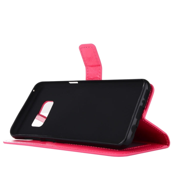 For Galaxy S8 Retro Crazy Horse Texture Horizontal Flip Leather Case with Holder & Card Slots & Wallet & Photo Frame