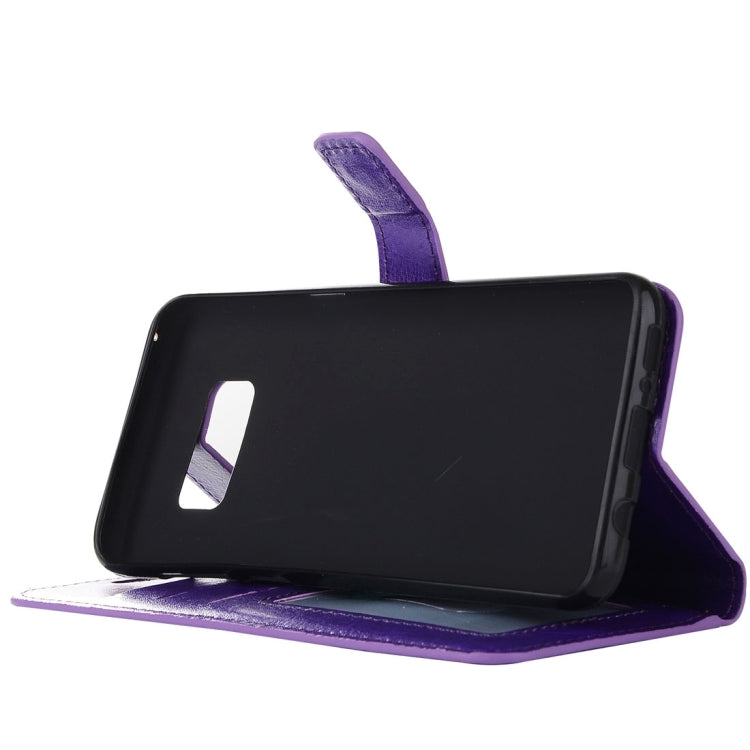 For Galaxy S8 Retro Crazy Horse Texture Horizontal Flip Leather Case with Holder & Card Slots & Wallet & Photo Frame