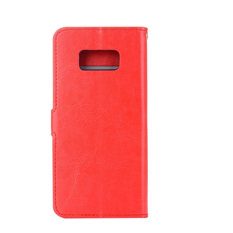 For Galaxy S8 Retro Crazy Horse Texture Horizontal Flip Leather Case with Holder & Card Slots & Wallet & Photo Frame