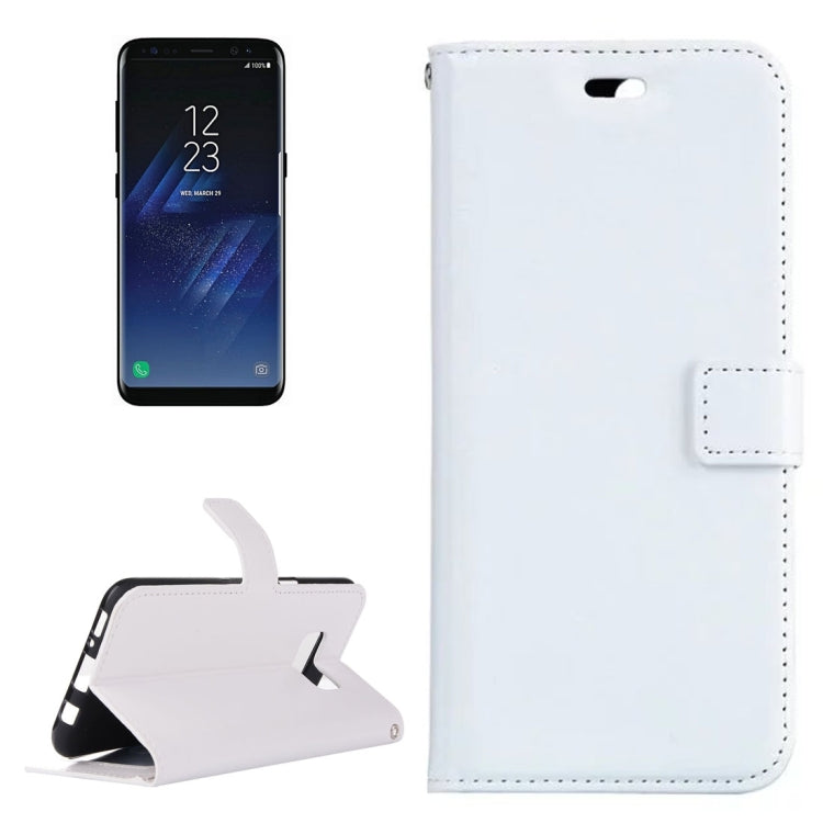 For Galaxy S8 Retro Crazy Horse Texture Horizontal Flip Leather Case with Holder & Card Slots & Wallet & Photo Frame